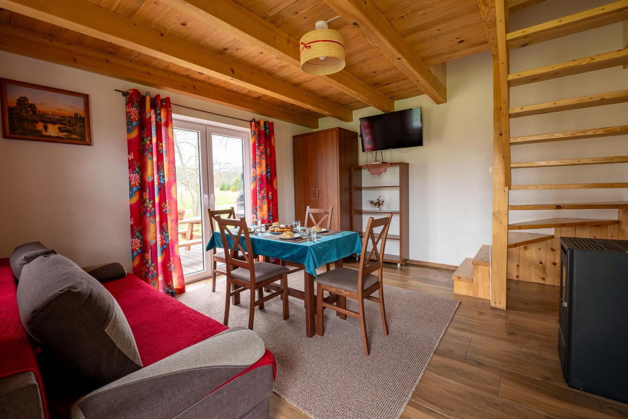 Bieszczadzkie Brzegi Apartman Ustrzyki Dolne Kültér fotó